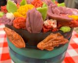 A picture of step 5 of Colorful Bouquet (Bó hoa đầy màu sắc).