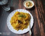 A picture of step 8 of Aloo Gobhi Pulao.