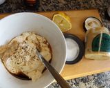 Foto del paso 2 de la receta Salsa de mayonesa con albahaca y anchoa