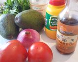 A picture of step 2 of Honey Lime Avocado Salad.