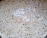 Foto del paso 7 de la receta: Torta de queso y cebolla de masa con mix de semillas de lino y sésamo.😍💫😍💫😍💫