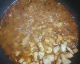 A picture of step 5 of Matar paneer.