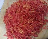 A picture of step 1 of Spring roll filling.