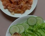 Hình bước làm 1 của món #Bữa trưa [EATCLEAN]-thịt băm sốt cà+bánh mì nguyên cám