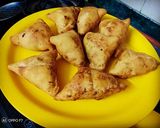A picture of step 6 of Pea potato samosa.