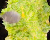A picture of step 2 of Lettuce mushrooms omelette.