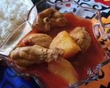 A picture of step 8 of Chicken korma.
