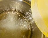 A picture of step 1 of Karak Chai.