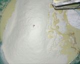 A picture of step 3 of Tutti Fruity cake.