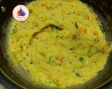 A picture of step 7 of Vegetable upma.