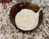 A picture of step 1 of Breakfast yogurt.