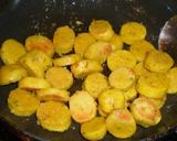 A picture of step 4 of Rajasthani gatte ki sbji.