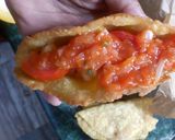 A picture of step 22 of Mexican Tacos chaat.