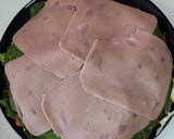 Foto del paso 6 de la receta: Tarta de panqueques rellena de verduras