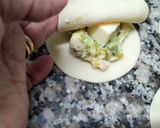 Foto del paso 3 de la receta: Empanaditas de puerro y panceta ahumada en freidora de aire