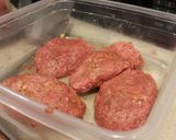 A picture of step 3 of Salisbury steak.