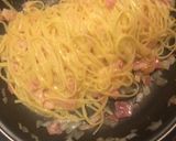 A picture of step 8 of Spaghetti Carbonara - Original (Rome).