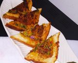 A picture of step 3 of Vegetables Stuff Bread Sandwich.