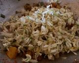 A picture of step 4 of Drumstick flower sabji.