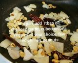A picture of step 3 of Kung Pao Chicken.