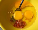 Foto langkah ke 3 dari resep Telor Dadar Pegagan.