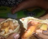 Foto langkah ke 5 dari resep Kebab isi sosis+mozarela & isi pisang+coklat+strawberry.