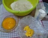 Foto langkah ke 1 dari resep Donat tanpa kentang (donat ala j'co homemade).