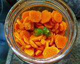 A picture of step 2 of Raw Turmeric Pickle.
