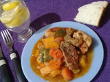 Estofado mixto carne y pollo😋🍽🍷