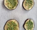 A picture of step 3 of Aubergine and pesto stack.