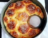 عکس مرحله 8 از دستور نان لانه زنبوری (به شکل هلال ماه)😍