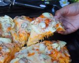 Foto langkah ke 4 dari resep Pizza Teflon.