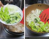 รูปขั้นตอนการทำที่ 7 ของ กิมจิสับปะรดผัดเปรี้ยวหวาน