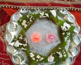 A picture of step 9 of Gulkand paan.