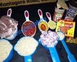 A picture of step 1 of Maggi signature jallof rice.