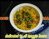 A picture of step 9 of Maggi masala recipe.