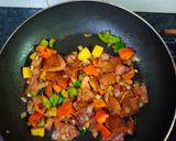 A picture of step 5 of Chicken salami starter.