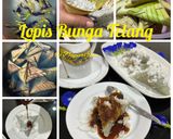 Foto langkah ke 8 dari resep Kue Lopis Bunga Telang.