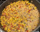 A picture of step 3 of Maque Choux (Cajun Corn).
