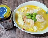 黃金蝦XO醬鮮味粥的食譜步驟8照片