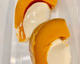 Hình bước làm 3 của món Flan bí đỏ