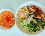Hình bước làm 1 của món Bún thịt nướng