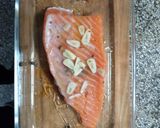 Foto del paso 1 de la receta: Salmón con lo que había