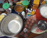 Foto langkah ke 8 dari resep Rainbow Cake | Birthday Cake | kue ulang tahun 8 telor.