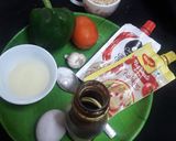 A picture of step 1 of Egg pasta.