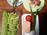 Tumis Pare Daun Melinjo Tempe Kedelai