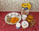 عکس مرحله 1 از دستور کیک هویج و گردو کافی شاپ