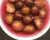 A picture of step 6 of Beetroot jamun.