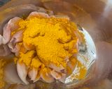 A picture of step 1 of Chicken Satay.
