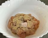 A picture of step 1 of Sweet and Spicy Orange Chicken.